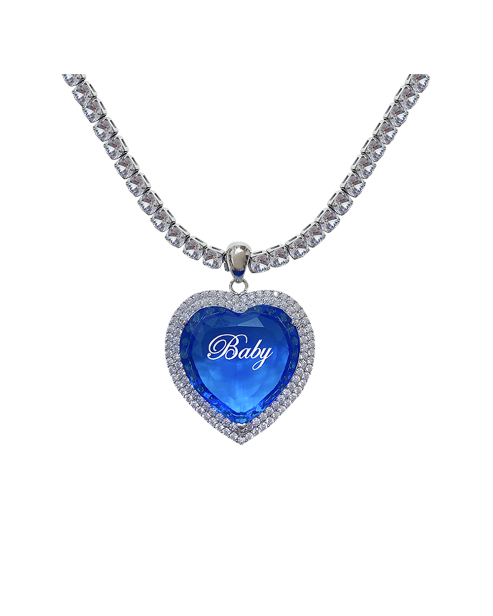 Titanic Heart Baby Necklace